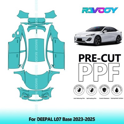 PreCut Paint Protection Film PPF For DEEPAL L07 Base 2023-2026 8.5mil Clear Bra