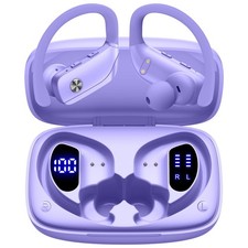 Wireless Earbuds Bluetooth Headphones 48hrs Play Back Sport Earphones with LE...