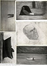 #ARTE: WALTER LAZZARO: 5 CARTOLINE DI SUE OPERE anni '50