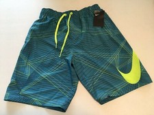 NIKE Men's Breaker 9" Volley Swim Trunks Board Shorts SIZE - S Green/Volt NWT