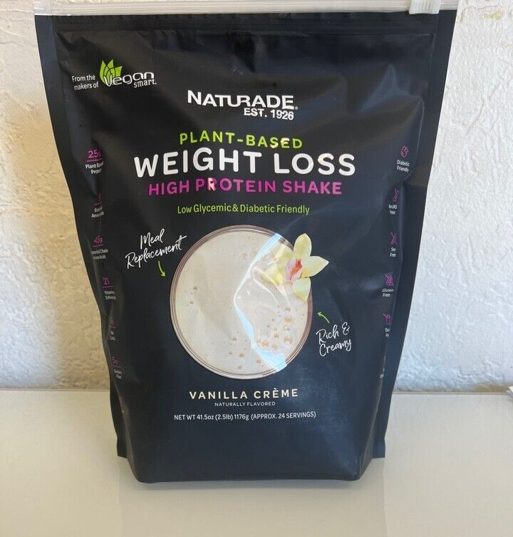 Naturade PlantBased Weight Loss High Protein Shake 41.5 oz Vanilla Creme 11/23 79911055010 eBay