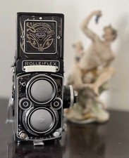 AMANDA---ROLLEIFLEX 2.8F / 3.5F Camera Replacement Skin Genuine Leather Pre-cut