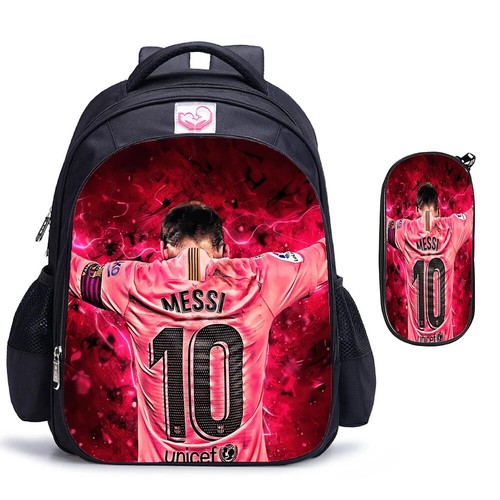 Messi-star Backpacks Lightweight Schoolbag Youth Backpack Schoolbag kids bag