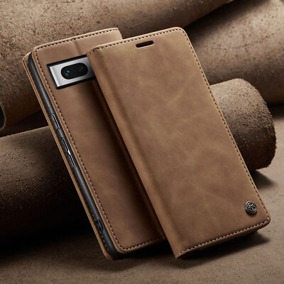 Für Google Pixel 9 8 7 6 Pro 7A Cover Flip Leder Case Schutz Tasche Handyhülle