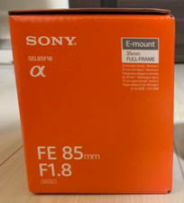 New  SONY FE 85mm F1.8 E-mount LENS SEL85F18 Japan Domestic Version From Japan