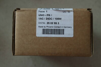 1 pcs    2902993 UNO-PS/1AC/24DC/100W #E5