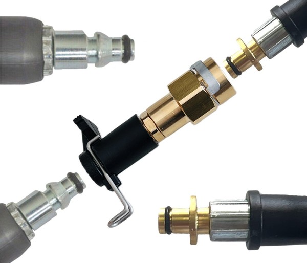 Hochdruck Schlauchadapter FüR KäRcher 10Mm Stecknippel Auf Nilfisk Stihl Kew-image
