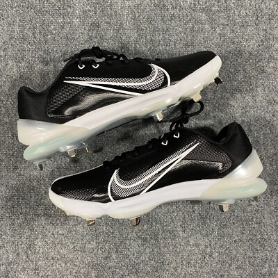 Nike Force Zoom Mike Trout Baseball Cleats Mens Size 14 Black White  CQ7224-005