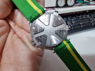rare Vintage SEIKO Sports 150 8M32-8010 Soccer World Cup Italy