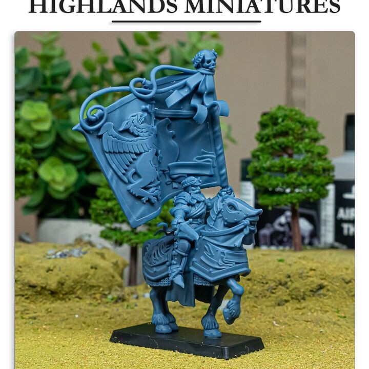 Sunland Battle Standard Bearers - Highlands Miniatures 28mm