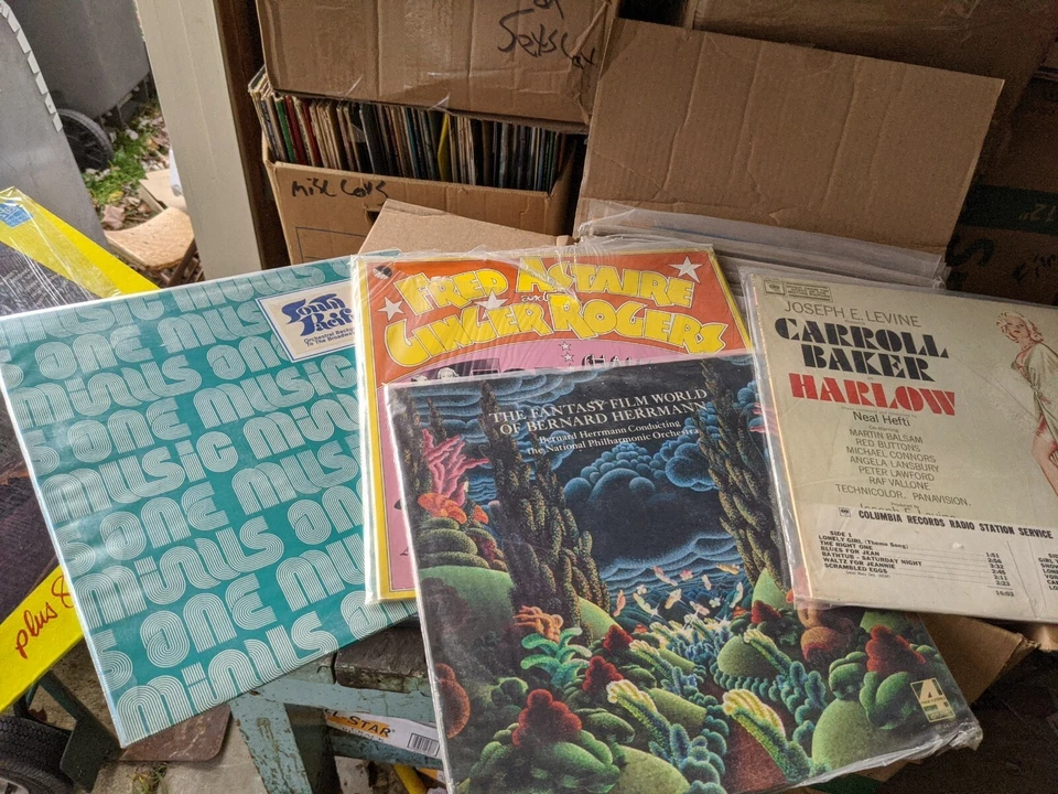 50 LP RECORD ALBUM LOT Film Movie History OST 20s Theater Cast WWI-II Rare #6 — 第 3/4 张图片