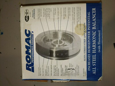 Romac Sports Harmonic Balancer Fits Chev SB - RO0202