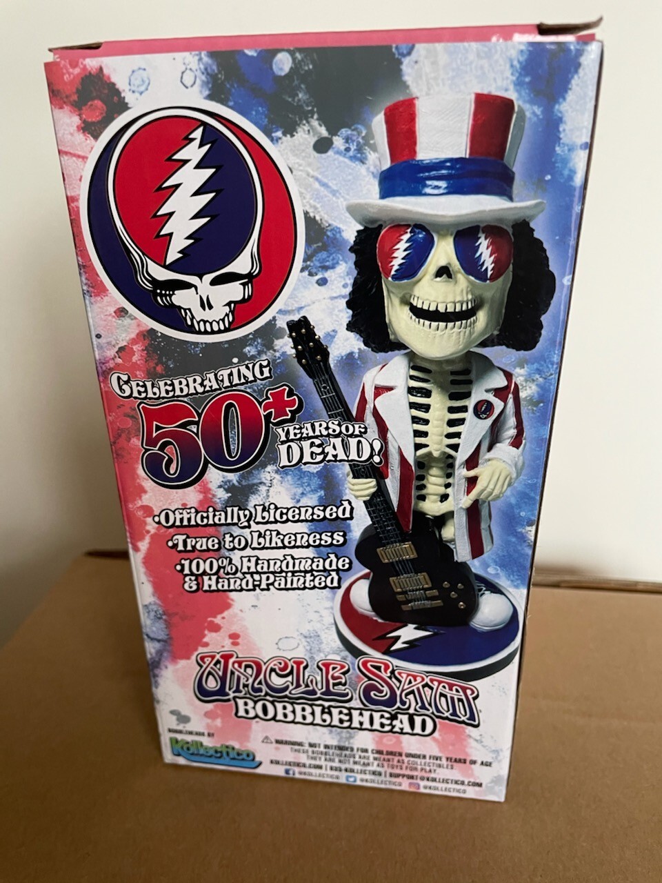 Grateful Dead Flag Grateful Dead Uncle Sam Bobblehead - 7