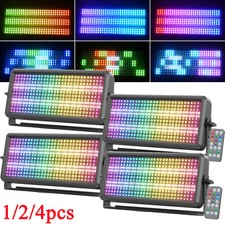 4PCS 180W RGBW 450LED Wall Wash Light Strobe DMX Stage Disco Party Lighting Show