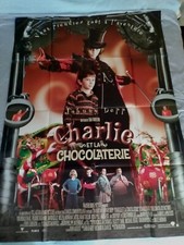 Affiche Charlie et la chocolaterie française 2005 Johnny Depp Tim Burton 