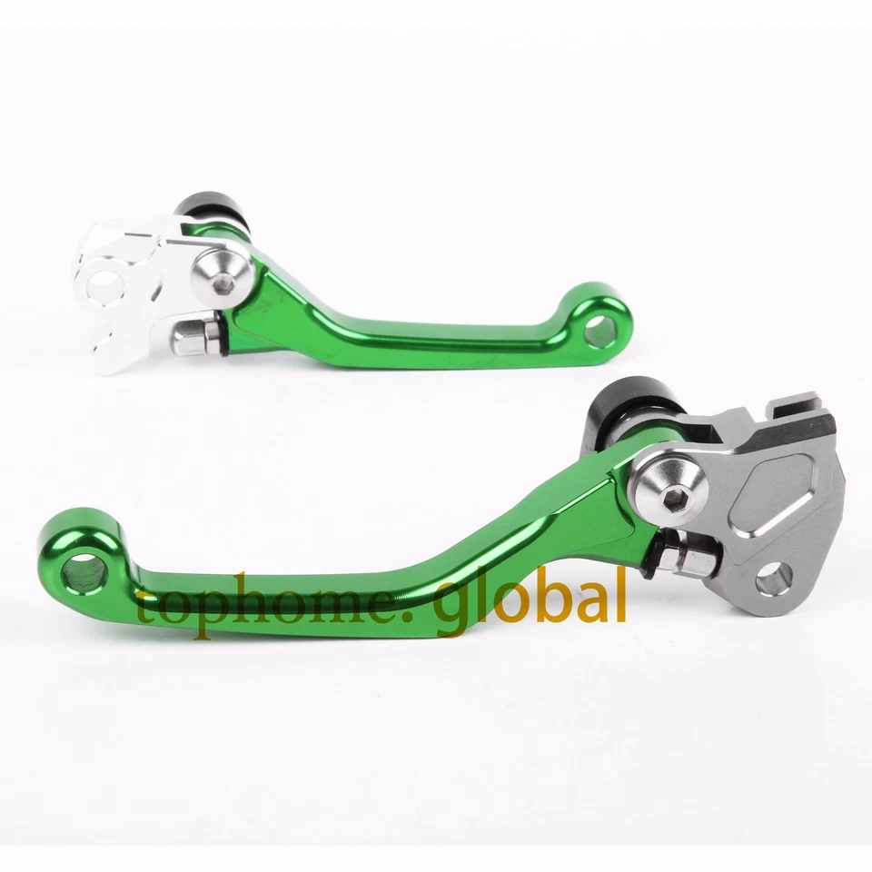 Palancas de freno de embrague verde pivote para Kawasaki KX125 2000-2005 EE. UU. 2001 2002 2003 Foto 2 de 4