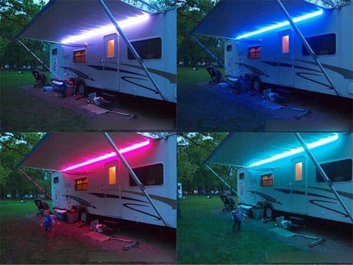 For Dometic 9100 Series 12V RV Awning Party RGB color change Led Light Strip US - Picture 2 of 15