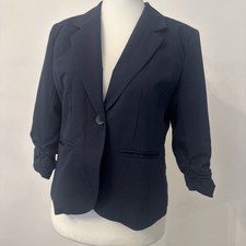 Izabel London 14 Navy Short Jacket