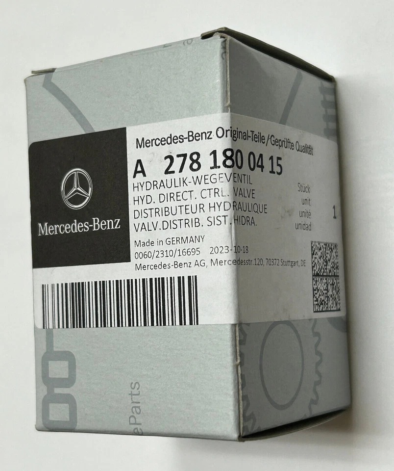 Válvula de control direccional bomba aceite motor GENUINA PARA MERCEDES (2006-2021) Foto 2 de 2