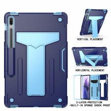 For 2022 Samsung Galaxy Tab S8 Plus 12.4" Rugged Case with Built In Kickstand
