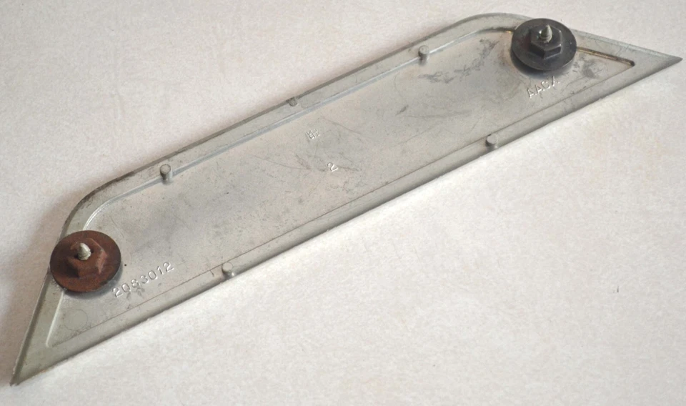 1960-1961 Plymouth Valiant rádio excluir painel bloco moldura acabamento painel moldagem - Imagem 4 de 4