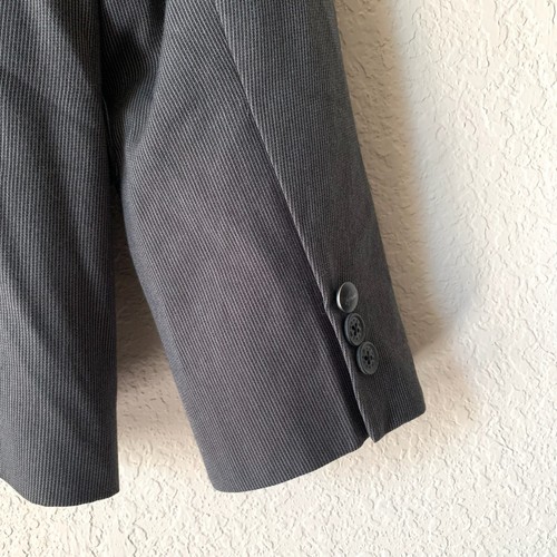 HOWE 2-Button Sport Coat Mens Sz 44 Grey Pinstriped Blazer Preppy Business NWOT - Picture 7 of 11