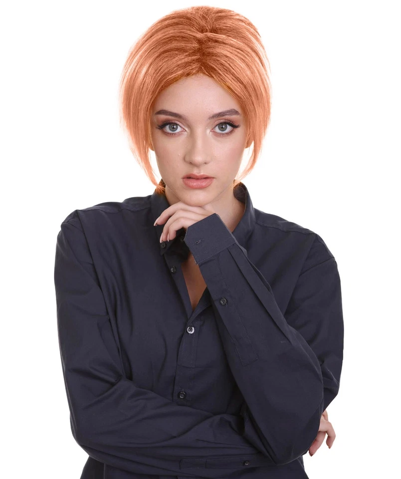 Peruca clássica Karen Minivan mãe Pixie | Peruca fantasia de Halloween premium feminina - Imagem 2 de 4