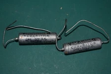 Sprague Vitamin Q .068 uF 600 Vdc Audio Tone Paper/Oil Capacitor Tested Pair