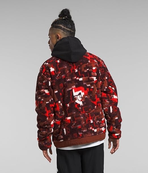 The North Face Campshire NF0A84HY Mens Fiery Red Fleece Jacket