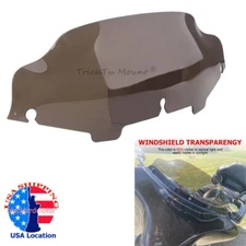 6" Smoke Windshield Windscreen Fit For Harley Touring Electra Street Glide 96-13