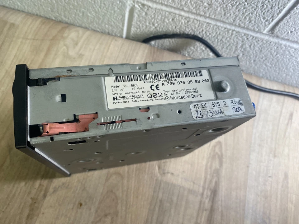 MERCEDES BENZ E320 CL55 W219 OEM INFO GPS TV PANTALLA REPRODUCTOR NAVEGACIÓN LECTOR DVD Foto 4 de 4