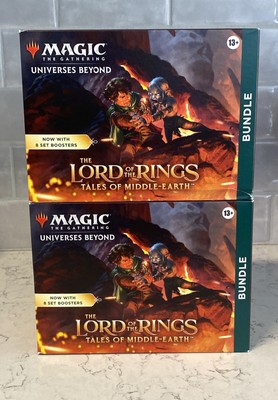 2x Magic The Gathering Lord of the Rings Tales of Middle-Earth Bundles Sealed