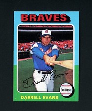 Darrell Evans 1975 Topps - Atlanta Braves #475 NM-MT+