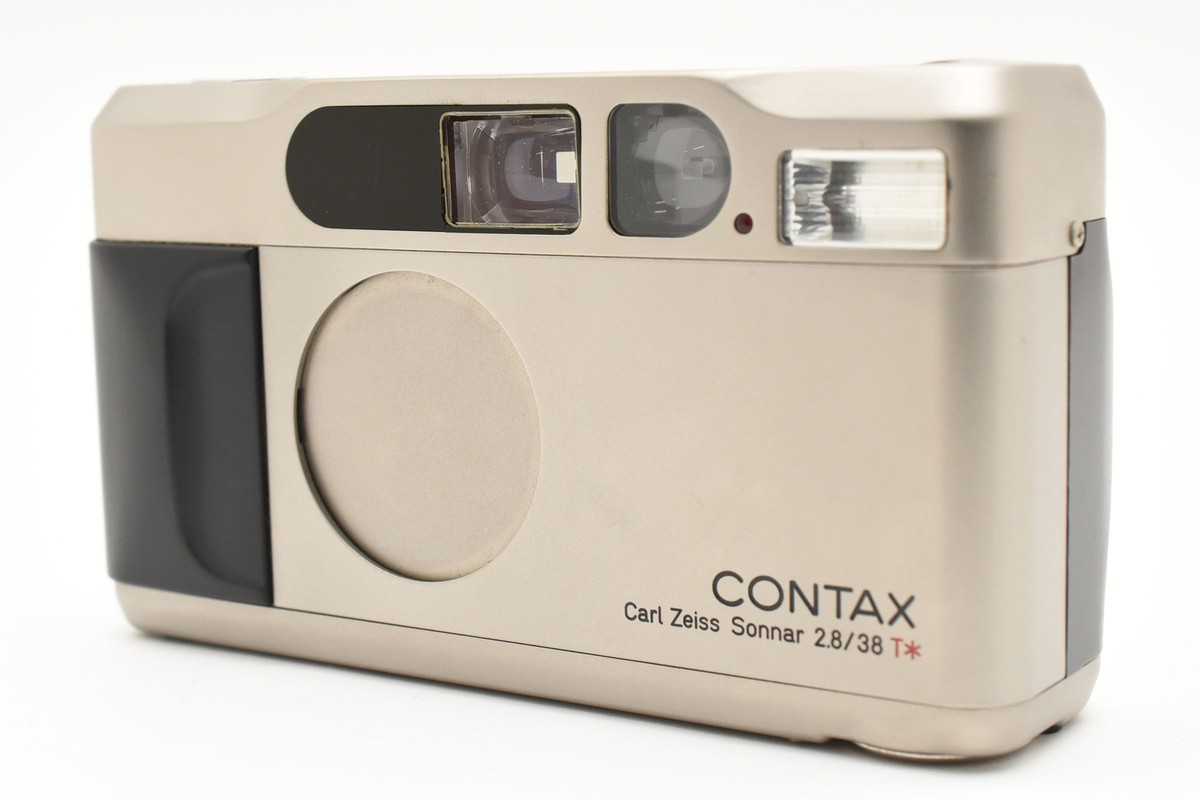 N MINT w/ Box] Contax T2 Titan silver 35mm Point&Shoot Film Camera