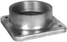 Milbank A7516 Meter Socket Hub, 1-1/2 In NPT, Aluminum, Painted