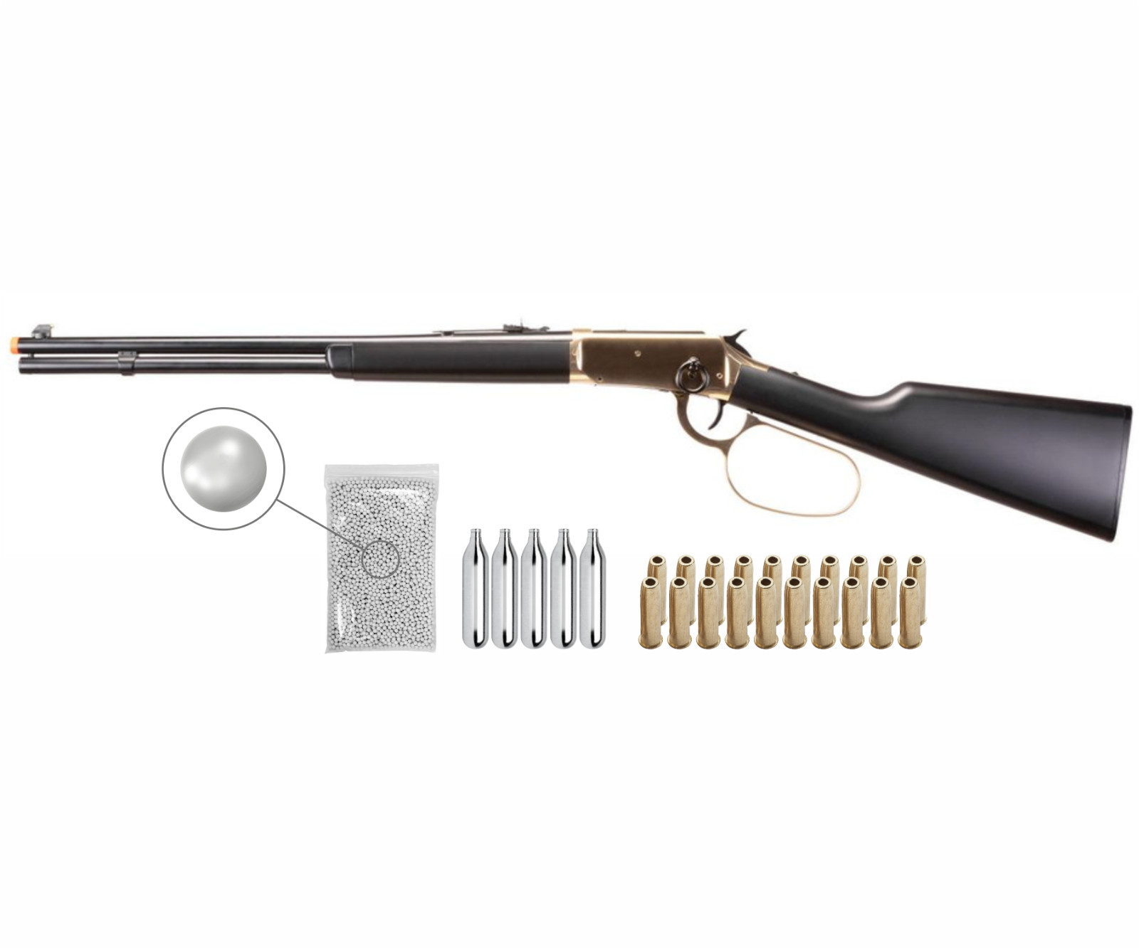 Umarex Legends Saddle Gold/Blk  Limited Edition  6mm Airsoft Rifle w/CO2 and BBs