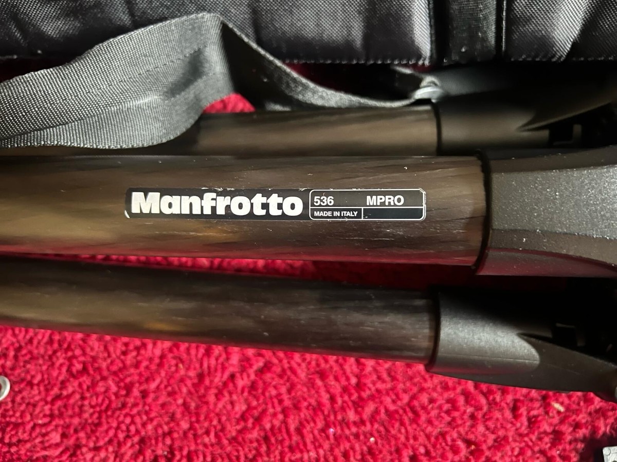 Manfrotto 536 MPRO Carbon Fiber Tripod with Bag 719821290582 UK