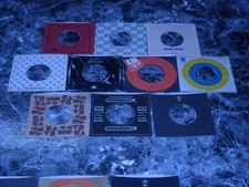 45 RECORD SLEEVES. LOT OF TEN DIFFERENT SLEEVES.