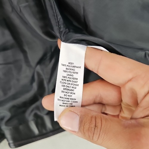The Limited Giacca Moto Donna PXS Nera Foderata Ecopelle Full Zip Moto - Foto 10 di 10