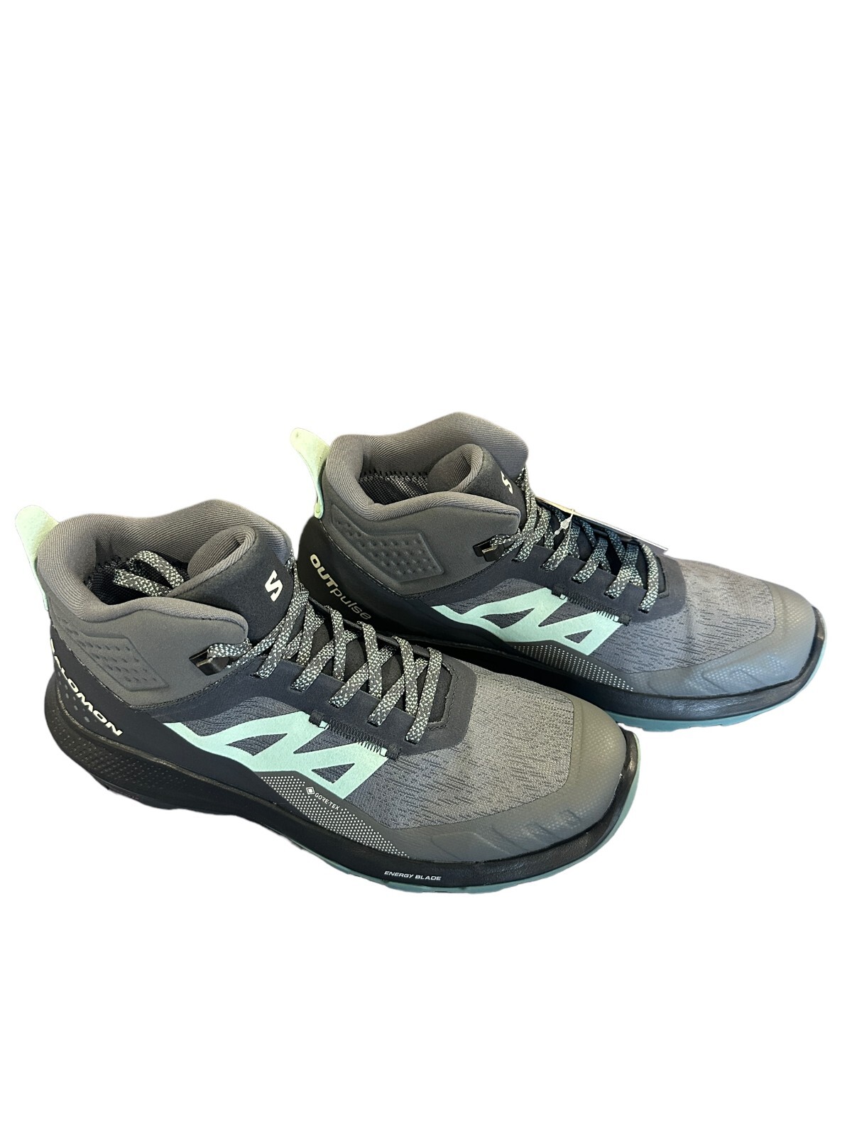 Stivali da trekking donna SALOMON Outpulse Mid GTX taglia 9 5 ebano ombra silenziosa ebano