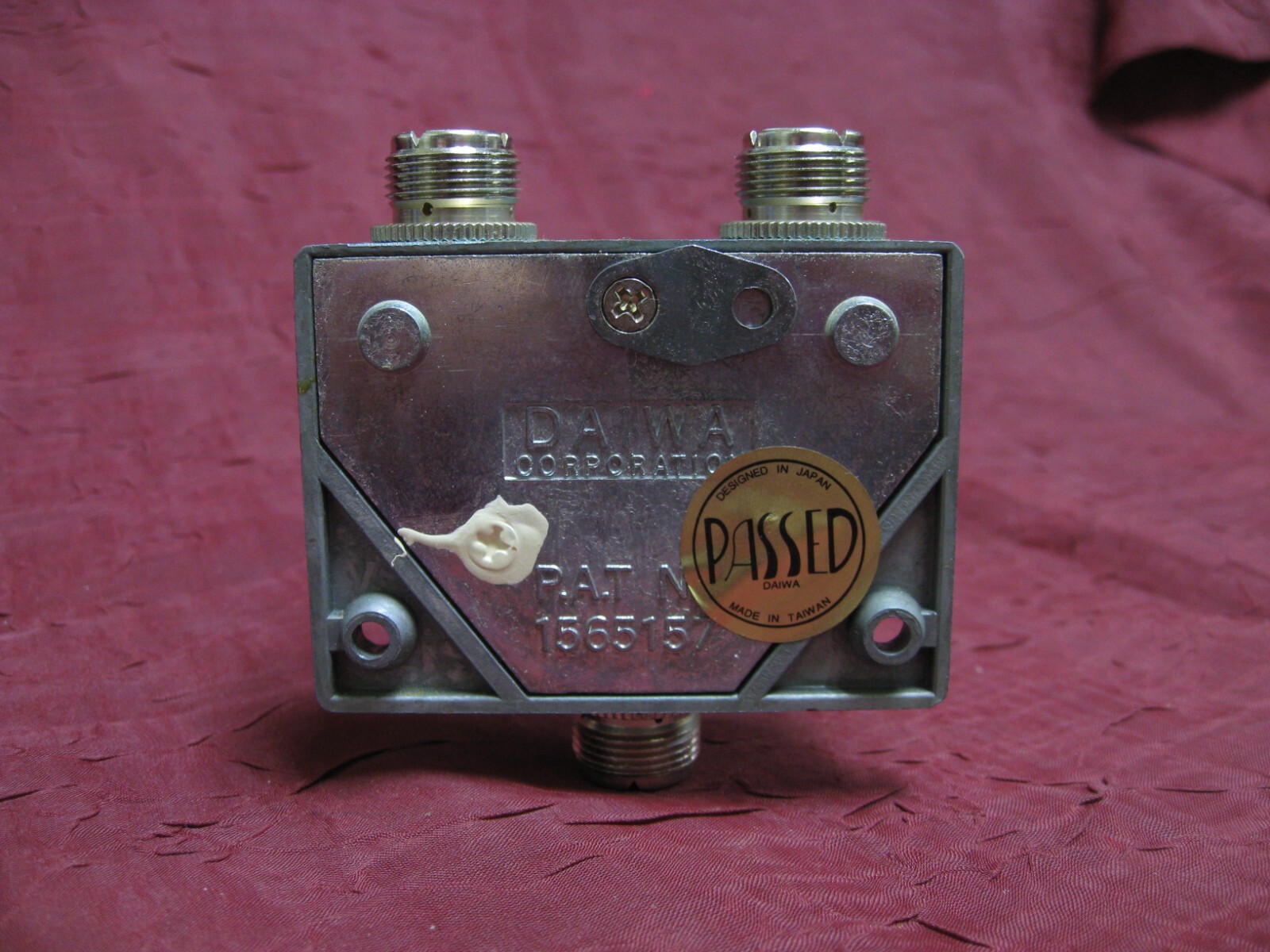 DAIWA 2 POSITION HEAVY DUTY ANTENNA COAX CABLE SWITCH CB HAM RADIO CS