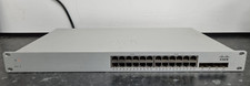 Cisco Meraki MS220-24P / Unclaimed / Cloud Managed POE Network Switch -