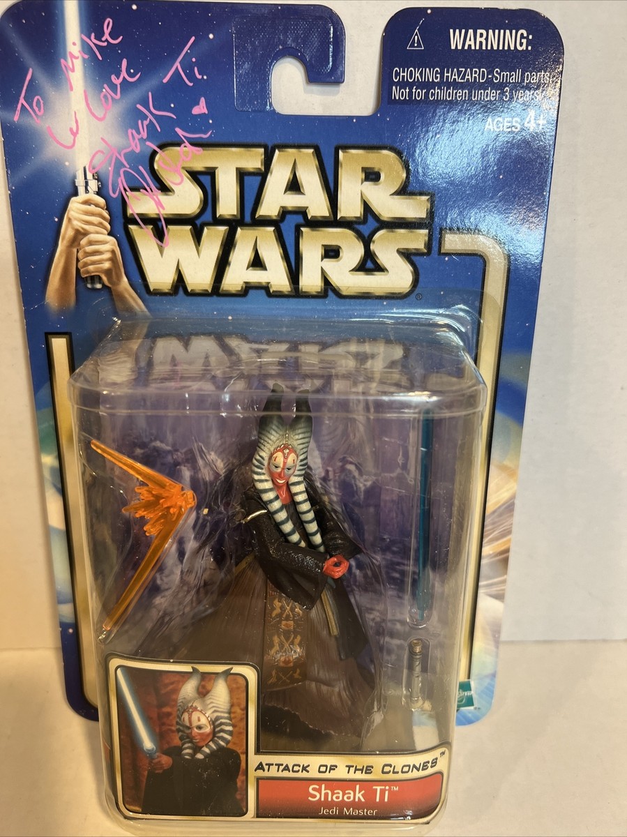 Star Wars Ollie Shoshan Signed Shaak Ti Action Figure Beckett COA