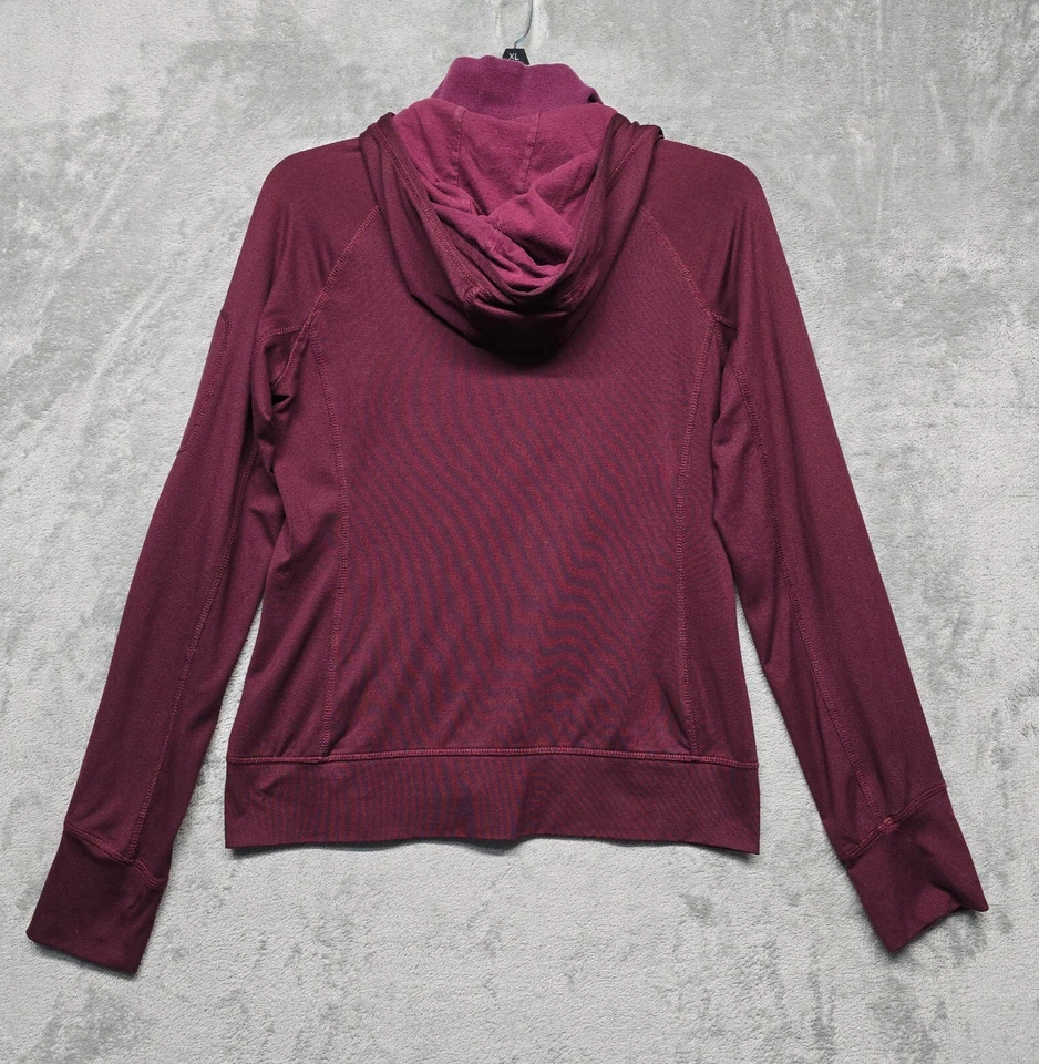 Jaqueta feminina Texas A&M Aggies tamanho médio marrom leve com capuz zíper coliseu - Imagem 2 de 4