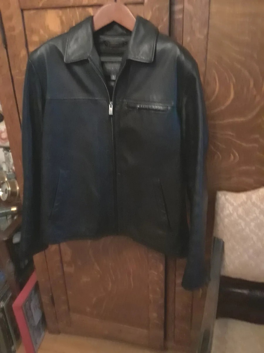 Wilson Black Leather Men's Jacket Sz.L, Thinsulate | eBay Wilson Black Leather Men's Jacket Sz.L, Thinsulate | eBay