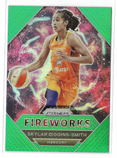 2021 Prizm WNBA Fireworks Green Prizm #12 Skylar Diggins-Smith Phoenix Mercury