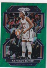 2022 Panini WNBA Prizm Green Refractor #78 Kennedy Burke