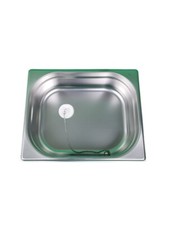 Spüle Spülbecken Waschbecken Edelstahl Camping Wohnmobil Imbisswagen – 2-tlg.