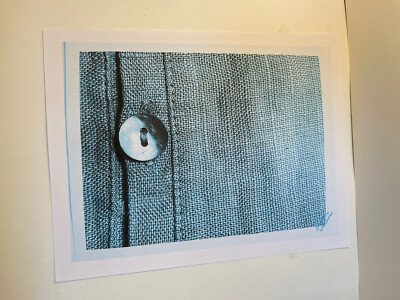 The Last Button wall art contemporary print- The Last Button 8.5x11 print | eBay