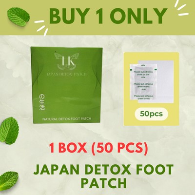 Detox Itsuki Kenko Foot Pads Herbal Cleansing Health Original 50x ''patch''